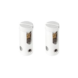 Obrázek pro produkt Napáječ pro 12V lankový systém TENSEO bílý 2ks - BIG WHITE (SLV)