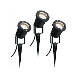 Obrázek pro produkt Outdoor LED svítidlo - zápich do země IP44 3x3,5W GU10 černá - PAULMANN