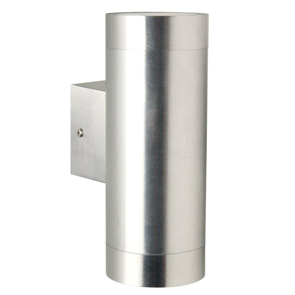 NOR 21519929 Venkovní nástěnné svítidlo Tin Maxi 2x35W GU10 hliník čirá - NORDLUX