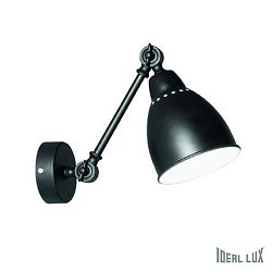 Obrázek pro produkt Nástěnná lampa Ideal Lux Newton AP1 nero 027852 - IDEALLUX