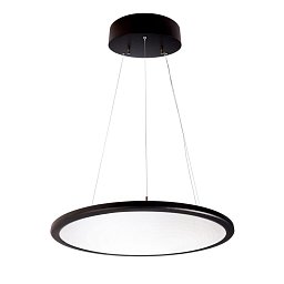 Obrázek pro produkt Závěsné svítidlo LED Panel průhledné kulaté černé 50W 4000K - DEKOLIGHT