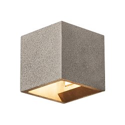Obrázek pro produkt SOLID CUBE nástěnné světlo QT14 černý pískovec max. 25W - BIG WHITE (SLV)