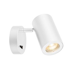 Obrázek pro produkt ENOLA B nástěnné svítidlo QPAR51 se spínačem bílé max. 50W - BIG WHITE (SLV)