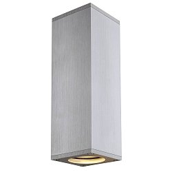 Obrázek pro produkt THEO UP/DOWN QPAR51 nástěnné svítidlo kartáčovaný hliník max. 2x50W - BIG WHITE (SLV)