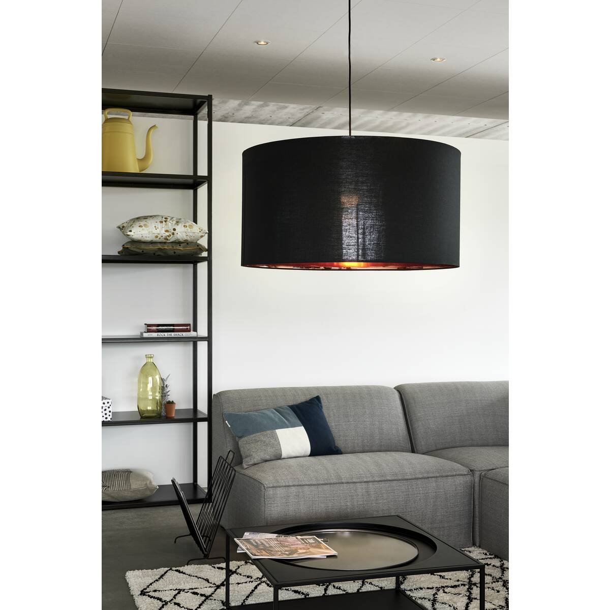 LA 1000580 FENDA stínidlo světla černé/měď Ø70cm - BIG WHITE (SLV) (obrázek 11)