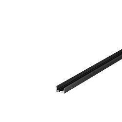Obrázek pro produkt GRAZIA 20 profil na stěnu LED plochý drážkovaný 3m černý - BIG WHITE (SLV)