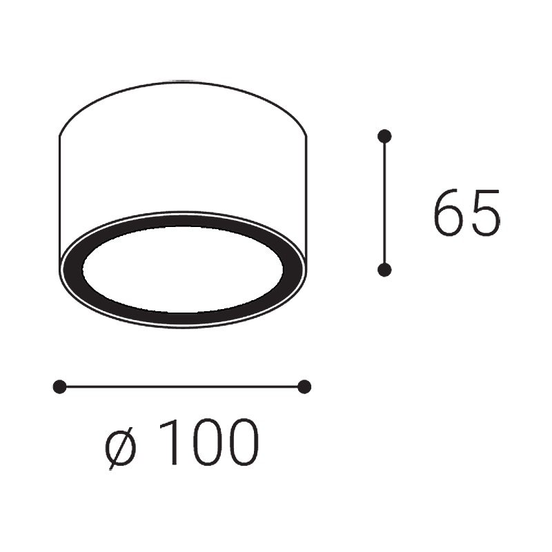 LED2 1100604 Svítidlo přisazené MEDO S, A IP54 - LED2 Lighting (obrázek 2)