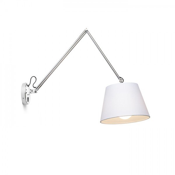 RED R12482 ASHLEY nástěnná bílá chrom 230V E27 42W - RED - DESIGN RENDL