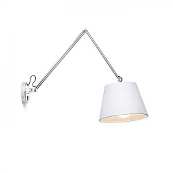 Obrázek pro produkt ASHLEY nástěnná bílá chrom 230V E27 42W - RED - DESIGN RENDL