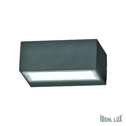 ILUX 115368 Venkovní nástěnné svítidlo Ideal Lux Twin AP1 antracite 115368 antracitové IP44 - IDEALLUX