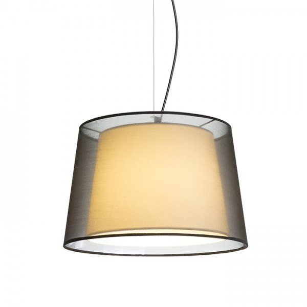 Levně RED R12483 ESPLANADE závěsná černá/bílá chrom 230V E27 42W - RED - DESIGN RENDL