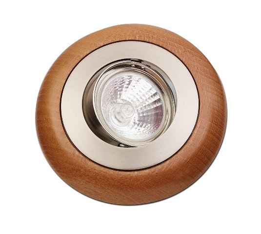 BPM 1067.30 Vestavné svítidlo Fantasia nikl satin/dřevo-třešeň, 1x50W, 12V - BPM