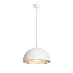 Obrázek pro produkt CARISSIMA 40 závěsná matná bílá/stříbrnošedá 230 E27 42W - RED - DESIGN RENDL