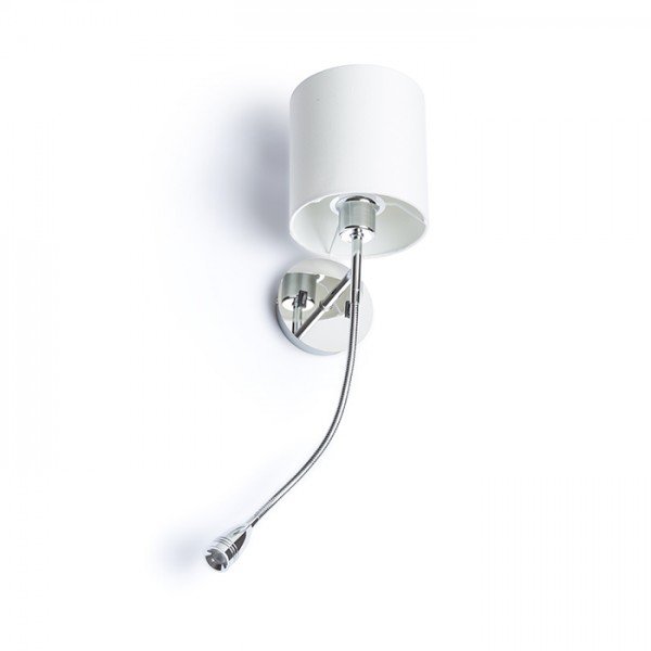 RED R12955 VERSINA se stínidlem bílá chrom 230V E27 LED 28+3W 25° 3000K - RED - DESIGN RENDL (obrázek 2)