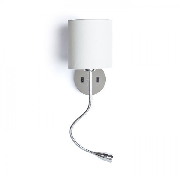 RED R12955 VERSINA se stínidlem bílá chrom 230V E27 LED 28+3W 25° 3000K - RED - DESIGN RENDL (obrázek 4)