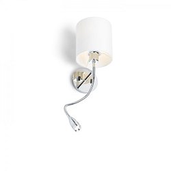 Obrázek pro produkt VERSINA se stínidlem bílá chrom 230V E27 LED 28+3W 25° 3000K - RED - DESIGN RENDL