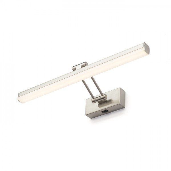 Levně RED R12952 SWING nad obraz česaný hliník 230V LED 8W 3000K - RED - DESIGN RENDL