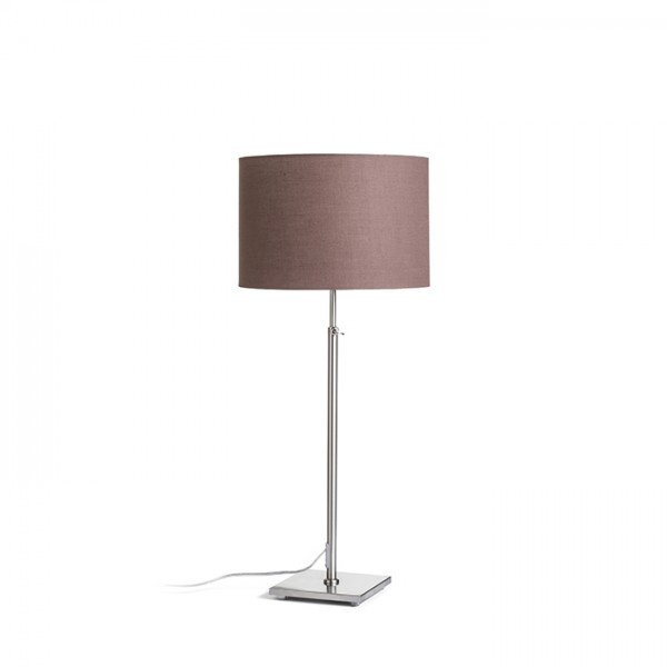 RED R12665 EDIKA stolní hnědá matný nikl 230V E27 42W - RED - DESIGN RENDL