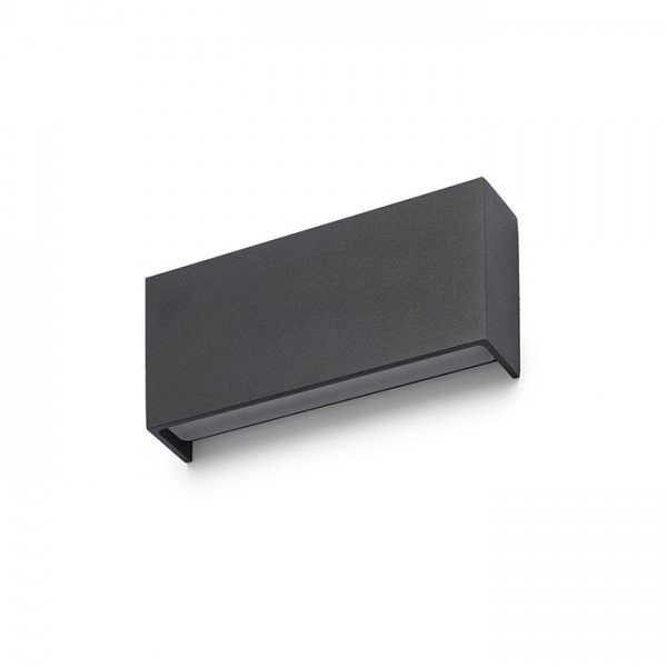 RED R12574 TORINO nástěnná černá 230V LED 2x5W IP54 3000K - RED - DESIGN RENDL (obrázek 2)
