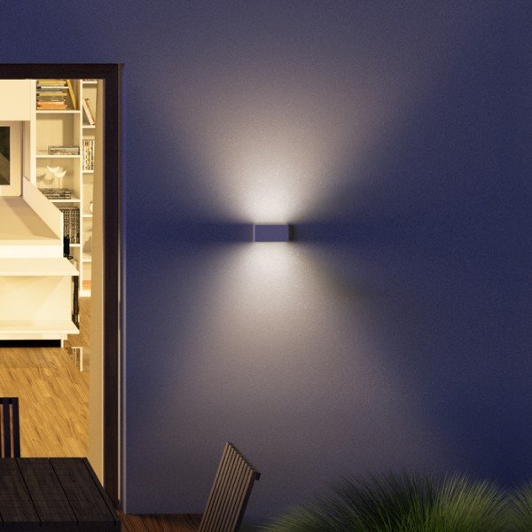 RED R12573 TORINO nástěnná bílá 230V LED 2x5W IP54 3000K - RED - DESIGN RENDL (obrázek 5)