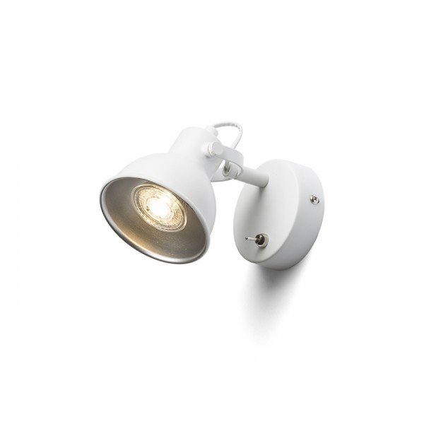 RED R12507 ROSITA I nástěnná bílá/stříbrnošedá 230V LED GU10 9W - RED - DESIGN RENDL