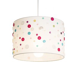 Obrázek pro produkt DELI 30/20 stínidlo bílá knoflíky max. 28W - RED - DESIGN RENDL