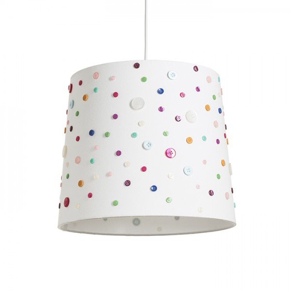 RED R12389 DELISA 35/30 stínidlo bílá knoflíky max. 28W - RED - DESIGN RENDL