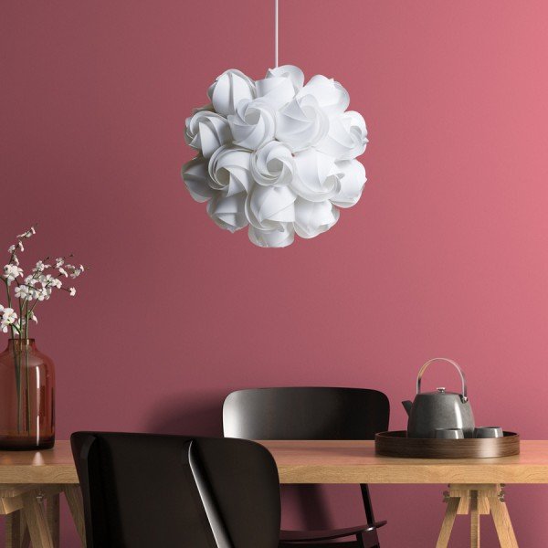 RED R12384 COCO závěsná bílé PVC 230V E27 28W - RED - DESIGN RENDL (obrázek 4)