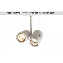 Obrázek pro produkt BEEBA II pro jednookr. lištu stříbrnošedá 230V GU10 2x35W - RED - DESIGN RENDL