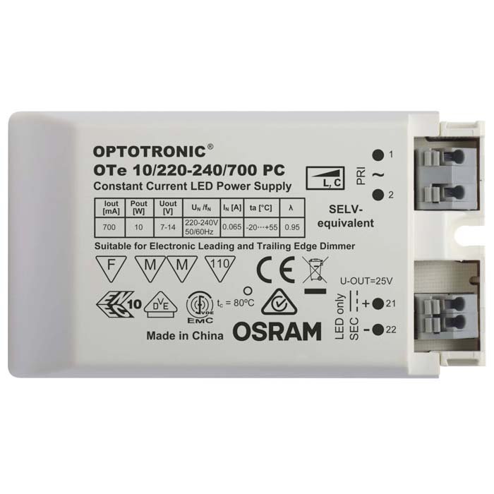RED G13009 DRIVER LED 700mA 10W - DESIGN RENDL (obrázek 3)