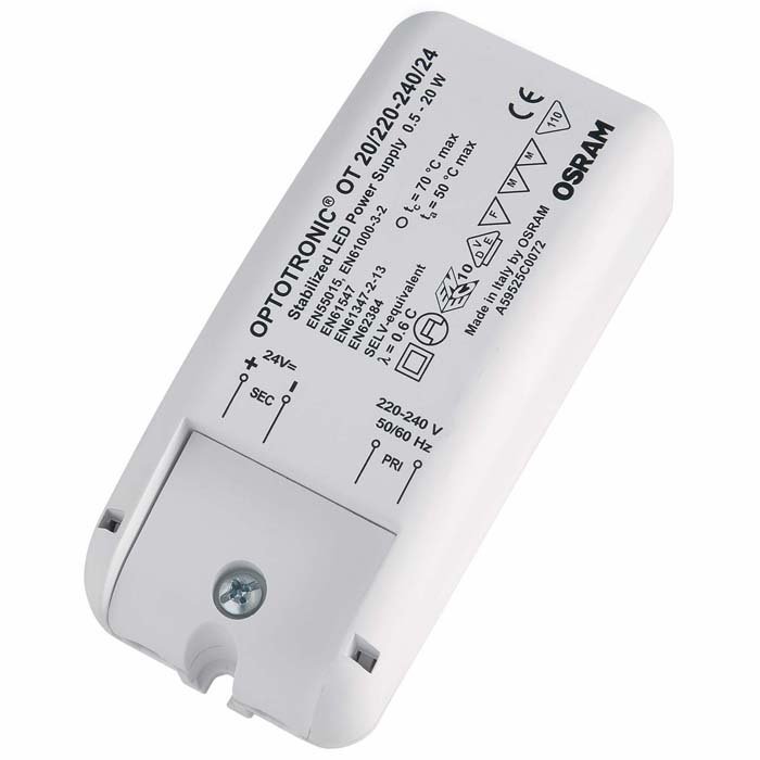 OSRAM napáječ LED pásky 20W/220-240V/24V IP20 OPTOTRONIC