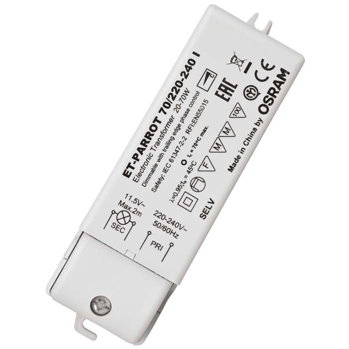 OSRAM 70W 220-240V ET PARROT trafo elektronické