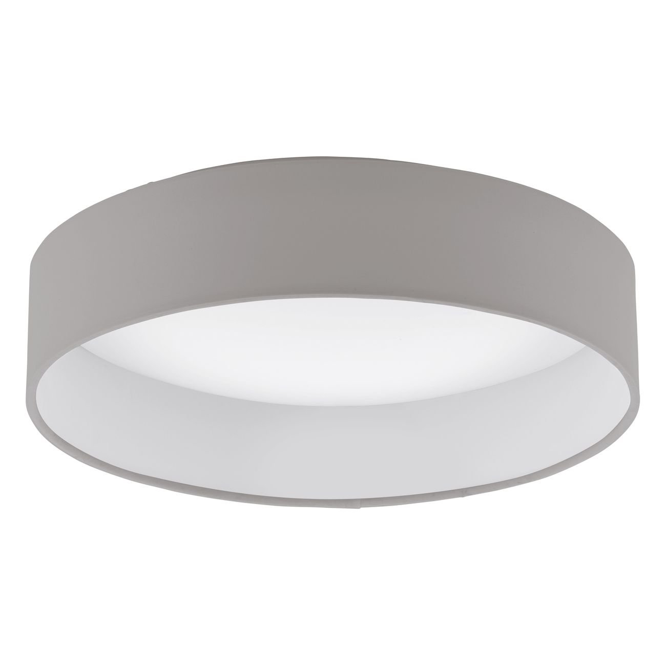 EG 93949 Stropní svítidlo PALOMARO průměr 32 cm hnědá TAUPE/WEISS 93949 - EGLO