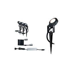 Obrázek pro produkt Plug&Shine základní sada zemní zápich Sting IP67 3000K 3x6W - PAULMANN