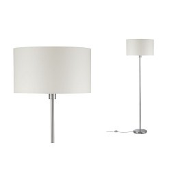Obrázek pro produkt Stojací lampa Tessa max.50W E27 krémová + kartáč.železo - PAULMANN