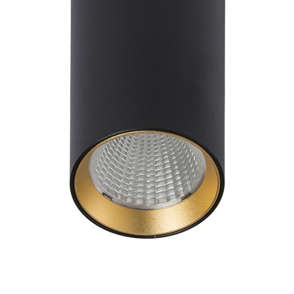 RED R12992 MAVRO závěsná černá/zlatá 230V LED 12W 38° 3000K - RED - DESIGN RENDL (obrázek 4)