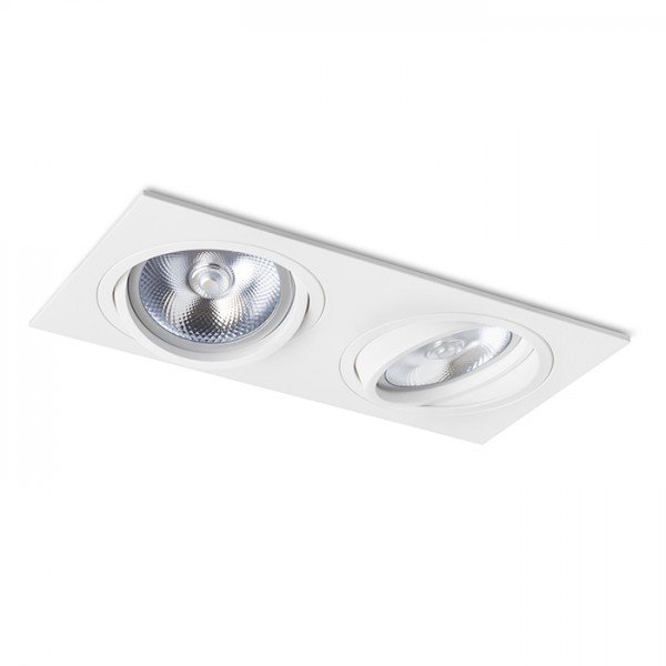 RED R12703 AKCE - PASADENA G53 SQ II bílá 12V G53 2x50W - RED - DESIGN RENDL
