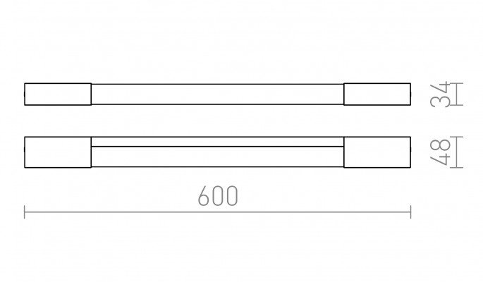 RED R12639 AMENITY 60 nástěnná chrom 230V LED 8W IP44 3000K - RED - DESIGN RENDL (obrázek 4)