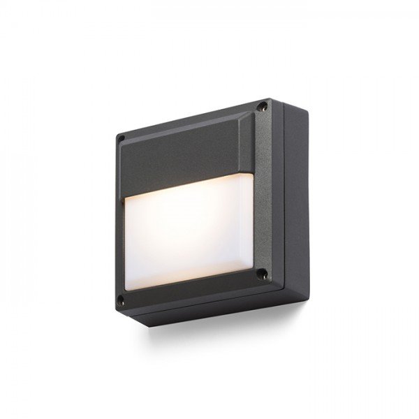 RED R12565 DELTA 145 nástěnná antracitová 230V GX53 9W IP54 - RED - DESIGN RENDL