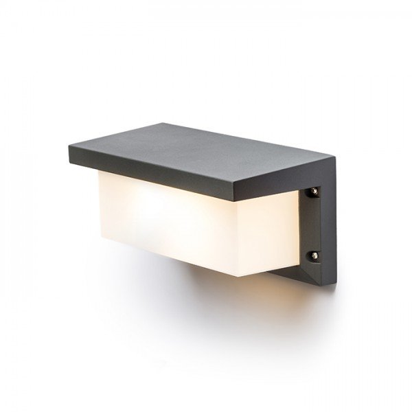 RED R12561 HIDE RC nástěnná antracitová 230V E27 18W IP54 - RED - DESIGN RENDL