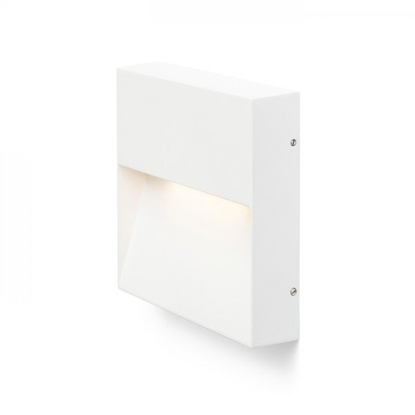 RED R12542 AQILA SQ nástěnná bílá 230V LED 6W IP54 3000K - RED - DESIGN RENDL