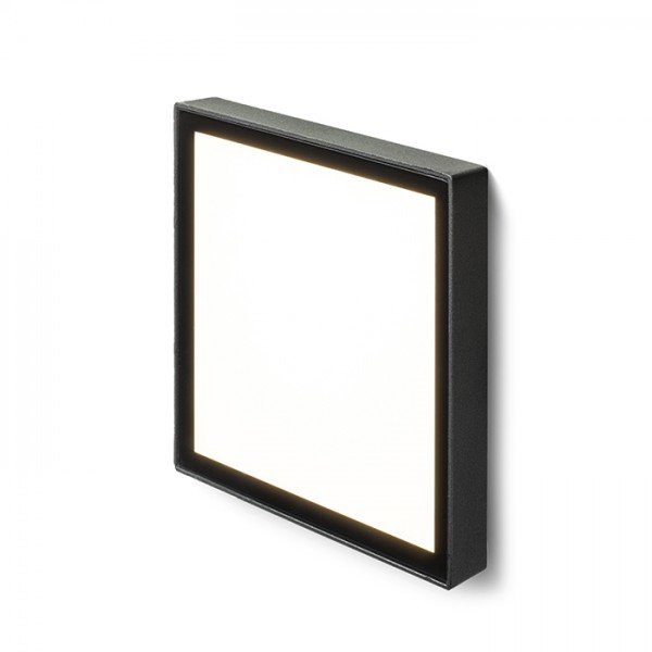 RED R12531 DEJAVU SQ 14 zápustná černá 230V LED 6W IP65 3000K - RED - DESIGN RENDL