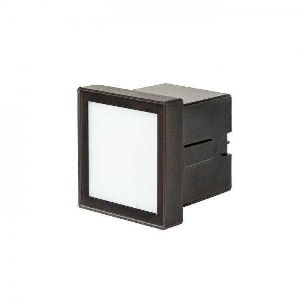 RED R12530 DEJAVU SQ 9 zápustná černá 230V LED 3.5W IP65 3000K - RED - DESIGN RENDL (obrázek 2)