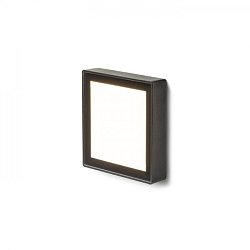 Obrázek pro produkt DEJAVU SQ 9 zápustná černá 230V LED 3.5W IP65 3000K - RED - DESIGN RENDL