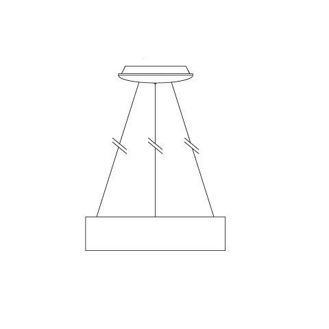 PANIT SOS00113 Závěsné svítidlo HOOP 32W 1680lm 3000K 45cm bílé - PAN (obrázek 3)