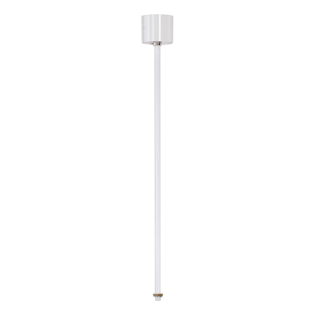 LA 1001529 VÝKYVNÝ závěs, pro vysokonapěťovou 3fázovou nástavnou PŘÍPOJNICi EUTRAC, pevný, bílý, 60 cm, závit M13 - BIG WHITE (SLV)