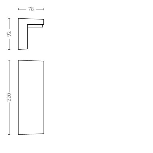 PH 16483/93/P0 LED Venkovní nástěnné svítidlo Philips Bustan 16483/93/P0 antracitové 2700K - PHILIPS (915005378301) (obrázek 7)