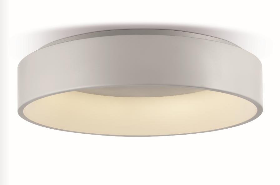 Levně PANIT PLA00134 Stropní svítidlo HOOP bílé 32W 1680lm 3000K 45cm - PAN