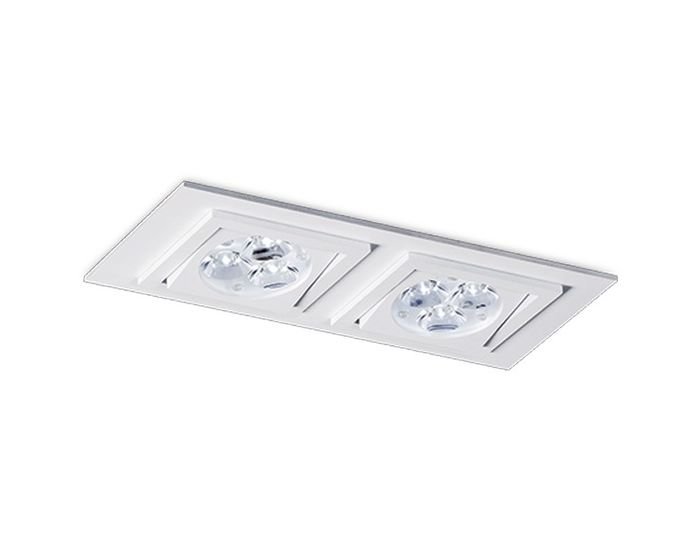 BPM 4267GU Vestavné svítidlo Aluminio Blanco, bílá, 2x50W, 230V - BPM (obrázek 3)