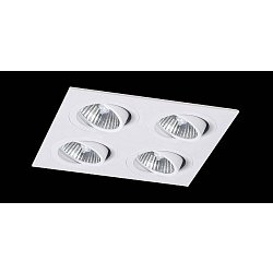 Obrázek pro produkt Vestavné svítidlo Aluminio Blanco, bílá 4x 10W LED 230V - BPM
